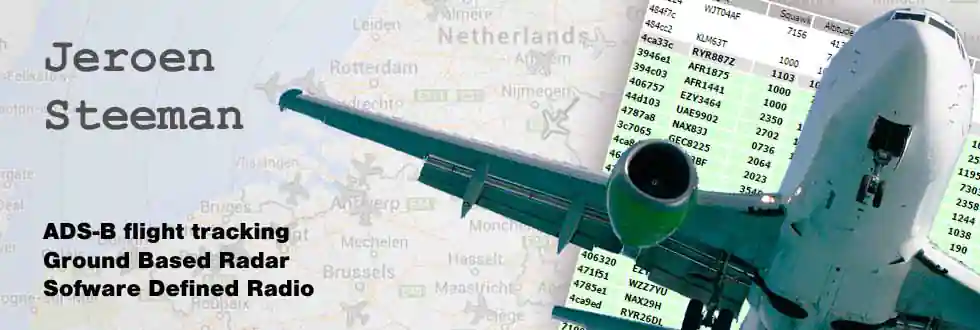 Jeroen Steeman ADB-B Flight tracking ground radar
