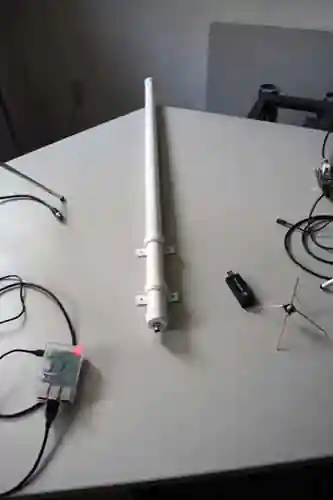 Completed Collinear PVC Pipe Antenna