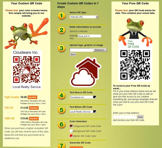 Custom QR Code Shop