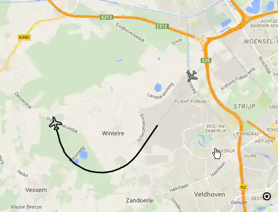 Monitoring aircraft location via SDR