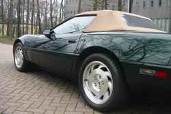 Corvette parked