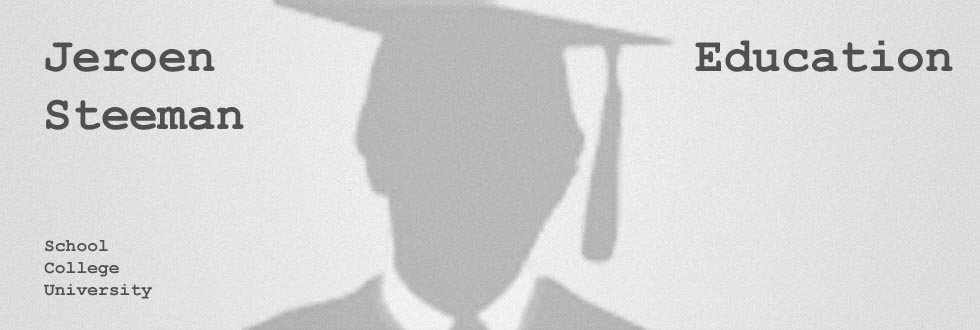 Jeroen Steeman Education