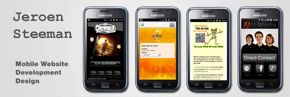 Jeroen Steeman Mobile Web Development