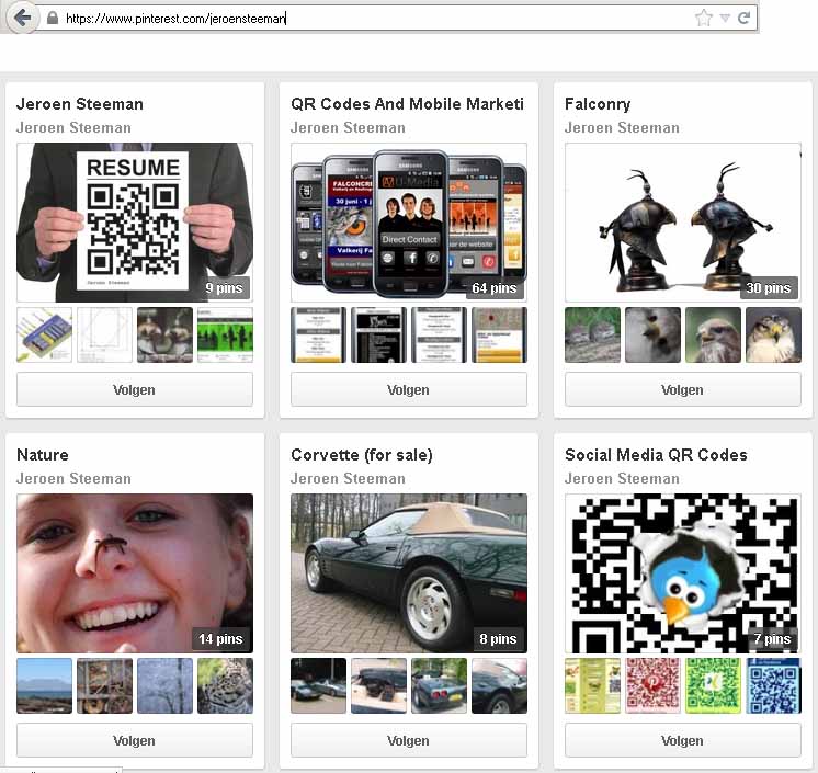 Pinterest Profile