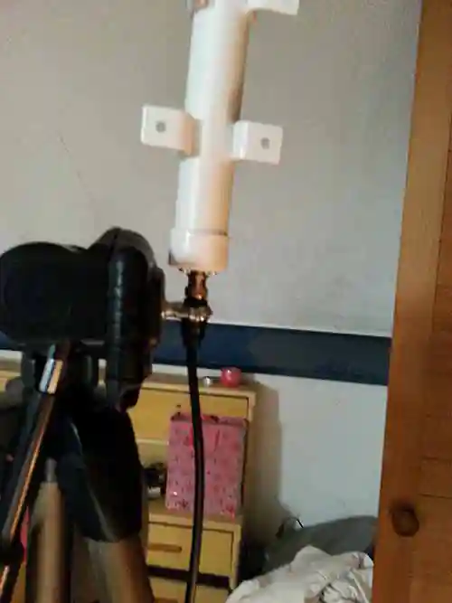 Collinear PVC Pipe Antenna testing