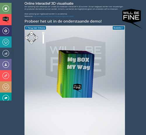 Online 3D Packaging Viewer