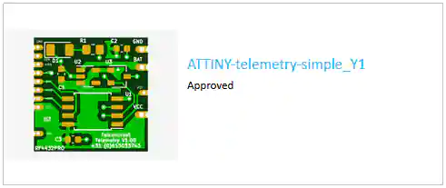 PCB design accepted for production