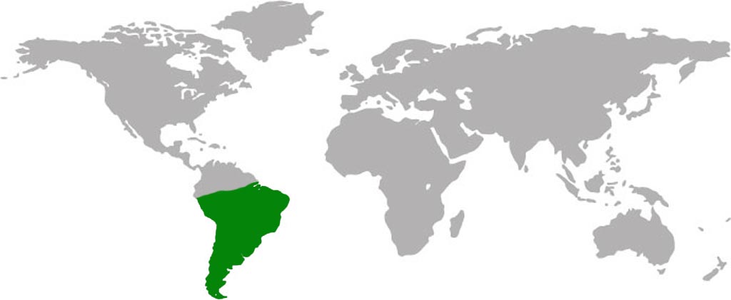 Southern Crested Caracara Habitat Map